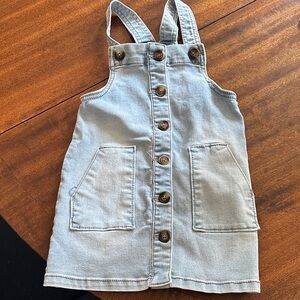 Stylish Kids Denim Overall Dress